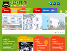 Tablet Screenshot of pristineschools.com